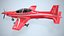 Airplane Pilatus PC-21 Red PBR