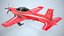 Airplane Pilatus PC-21 Red PBR