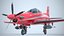 Airplane Pilatus PC-21 Red PBR