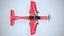Airplane Pilatus PC-21 Red PBR