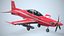 Airplane Pilatus PC-21 Red PBR