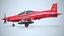Airplane Pilatus PC-21 Red PBR