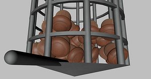 Garden Bird Feeder (High Detail)
