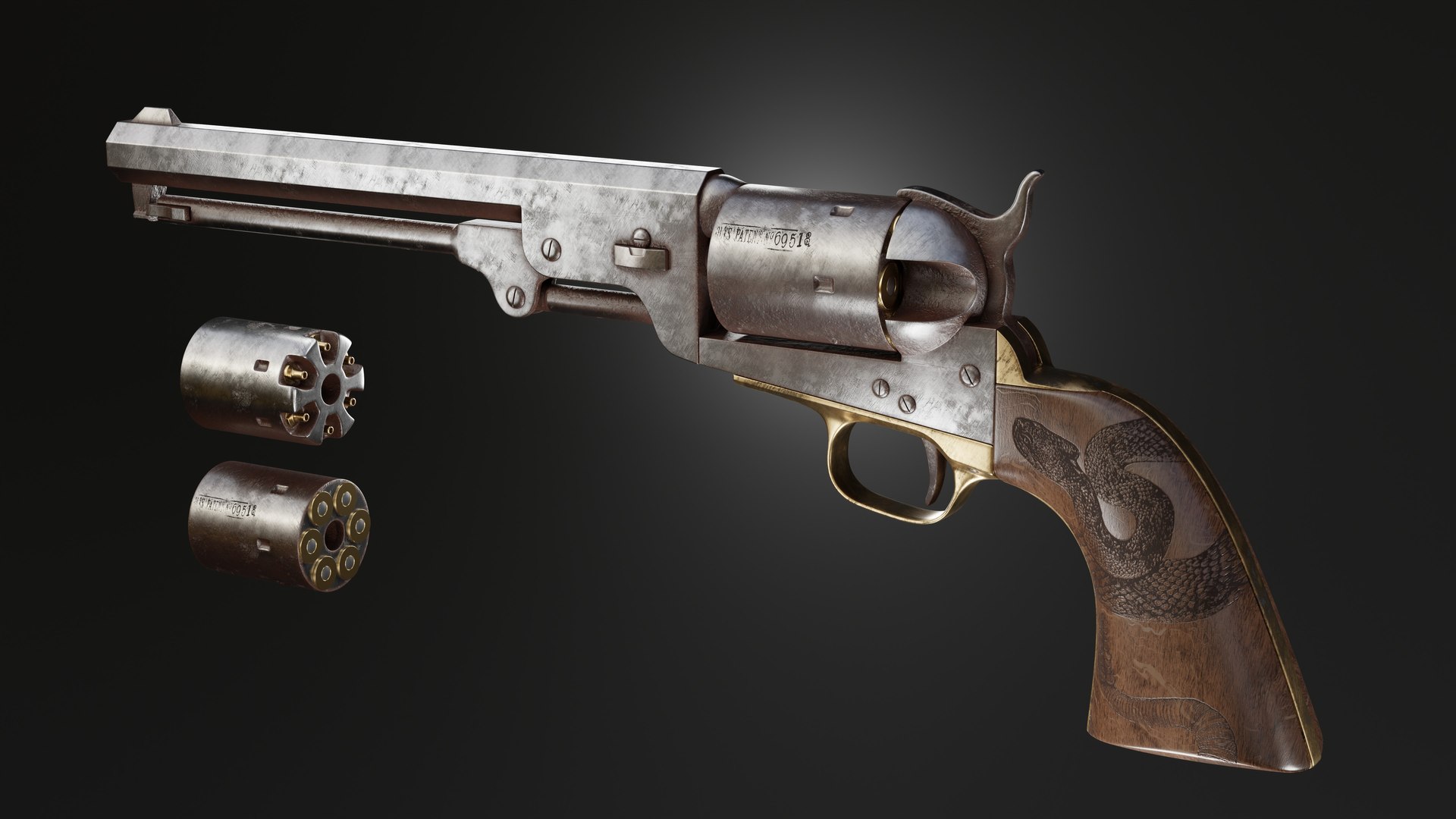 Colt 1851 Navy Pistol 3D model https://p.turbosquid.com/ts-thumb/qK/C6Z2N0/WQ/render_1_propng/jpg/1695117551/1920x1080/fit_q87/f48763d9a94749003238bfa1b19f9043187dba61/render_1_propng.jpg