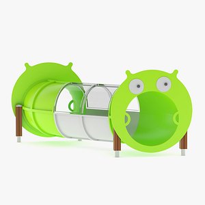 Lappset Long Tube Tunnel 3D model