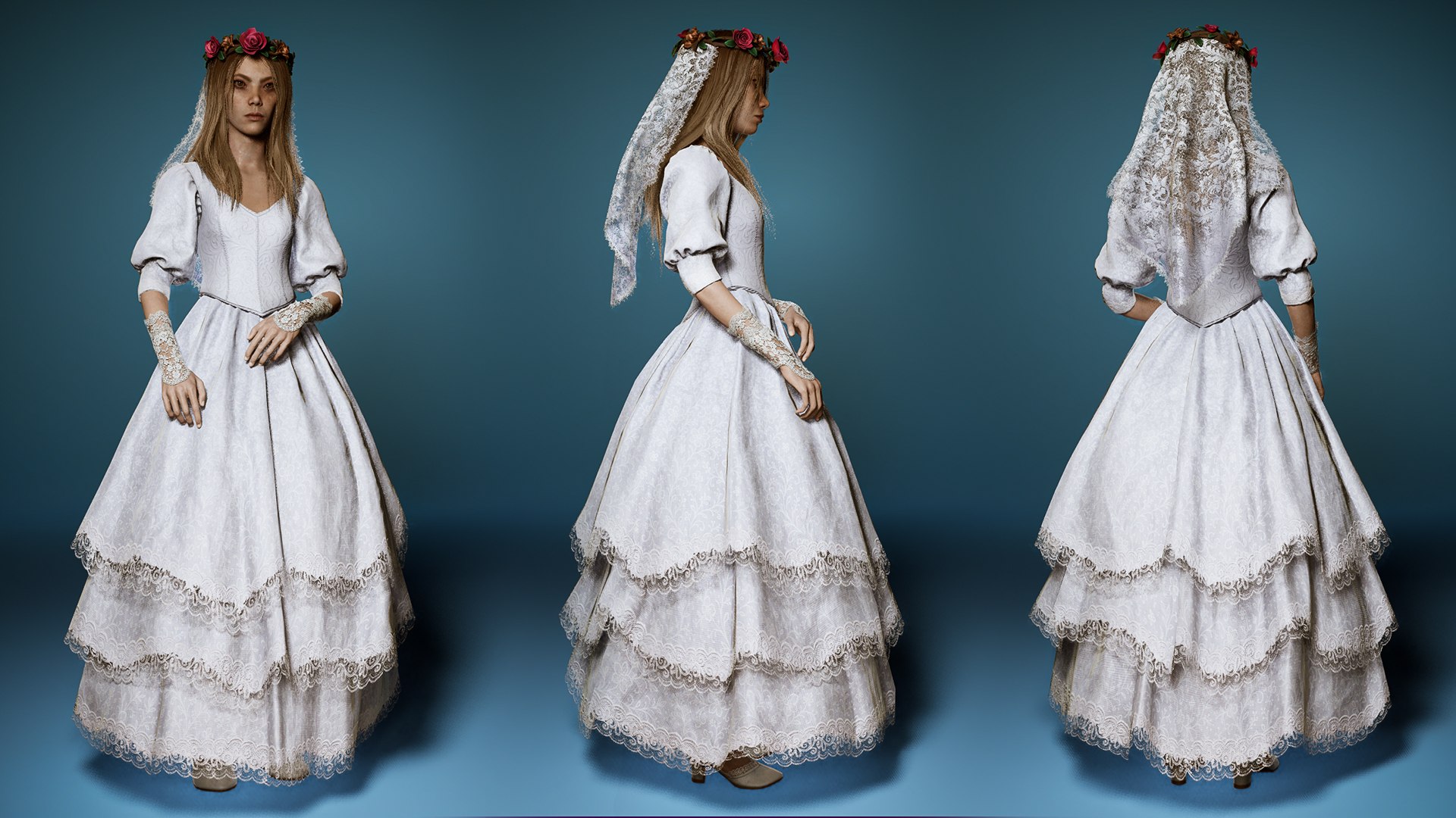 Bride 3D model https://p.turbosquid.com/ts-thumb/qK/L6DGfR/TW/bride_ue10/jpg/1772013146/1920x1080/fit_q87/2edeec2902bdb66bbac45e0dd3c26bc9fd22245c/bride_ue10.jpg