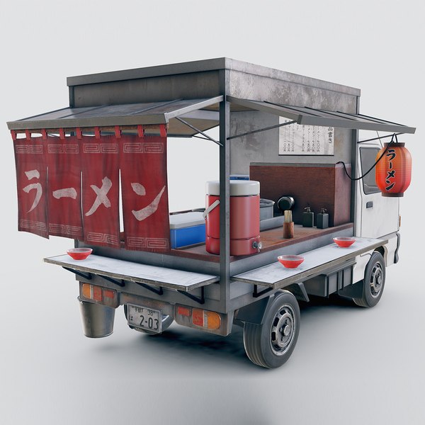 Japanese Ramen Van 3D