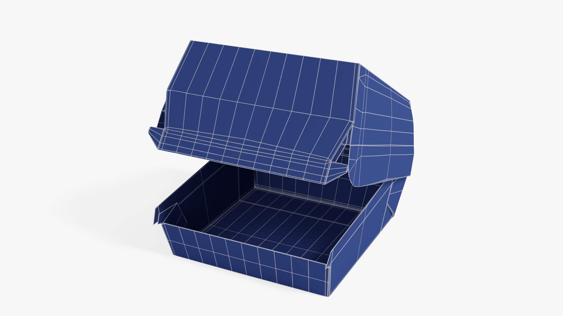 3D burger box model https://p.turbosquid.com/ts-thumb/qK/RvozL4/5ZGOz18L/burgerboxperspwireframe_00002/png/1569393746/1920x1080/fit_q87/510d832784b6ef8ffe09a06df39a43d028393ea5/burgerboxperspwireframe_00002.jpg