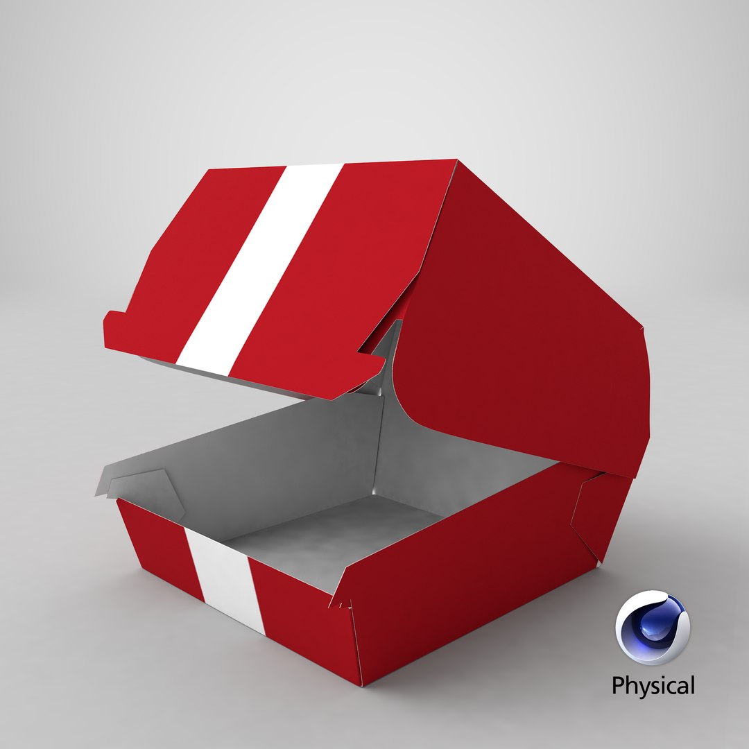 3D burger box model https://p.turbosquid.com/ts-thumb/qK/RvozL4/T0l3LVi8/stemcell_cinema_4d_physical_render/png/1583905817/1920x1080/fit_q87/9800527982d16b689e12b09dfc42286ddc318ee7/stemcell_cinema_4d_physical_render.jpg