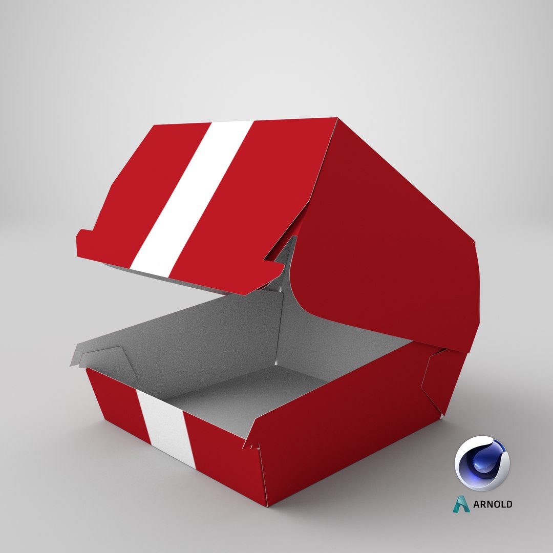 3D burger box model https://p.turbosquid.com/ts-thumb/qK/RvozL4/UWCRXaZX/stemcell_cinema_4d_arnold_render/png/1583905821/1920x1080/fit_q87/97901185e4e3da571a7b2534a68c0fcfd4b728d9/stemcell_cinema_4d_arnold_render.jpg