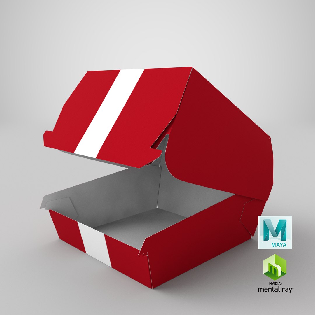3D burger box model https://p.turbosquid.com/ts-thumb/qK/RvozL4/sAmOT5Jj/stemcell_maya_mental_ray_render/png/1583905845/1920x1080/fit_q87/f13e33d7adb3ca4e1ab1177aa14446158de4e412/stemcell_maya_mental_ray_render.jpg