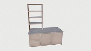 3d model table kitchen