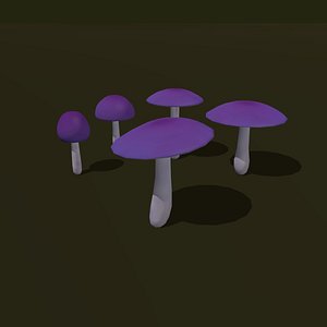 3d 3ds mushroom cartoon