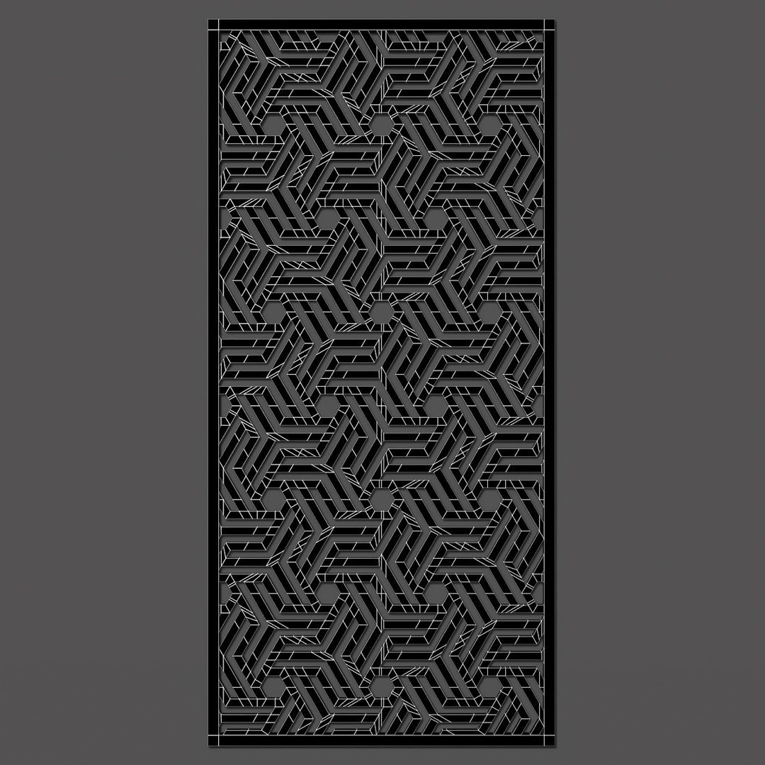 3D Decorative Panel - TurboSquid 1640610