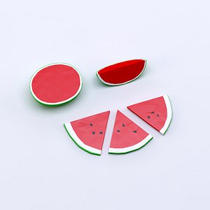 cartoon toon watermelon 3ds