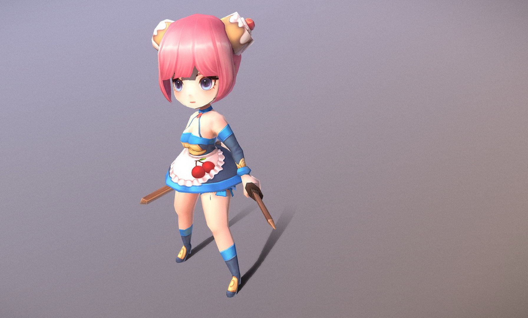 3D Casual RPG Character - 35 Panaseia Model - TurboSquid 2007868