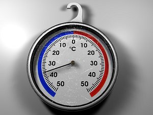 thermometer fridge temperature 3d model