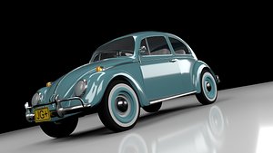 volkswagen beetle 1963 obj