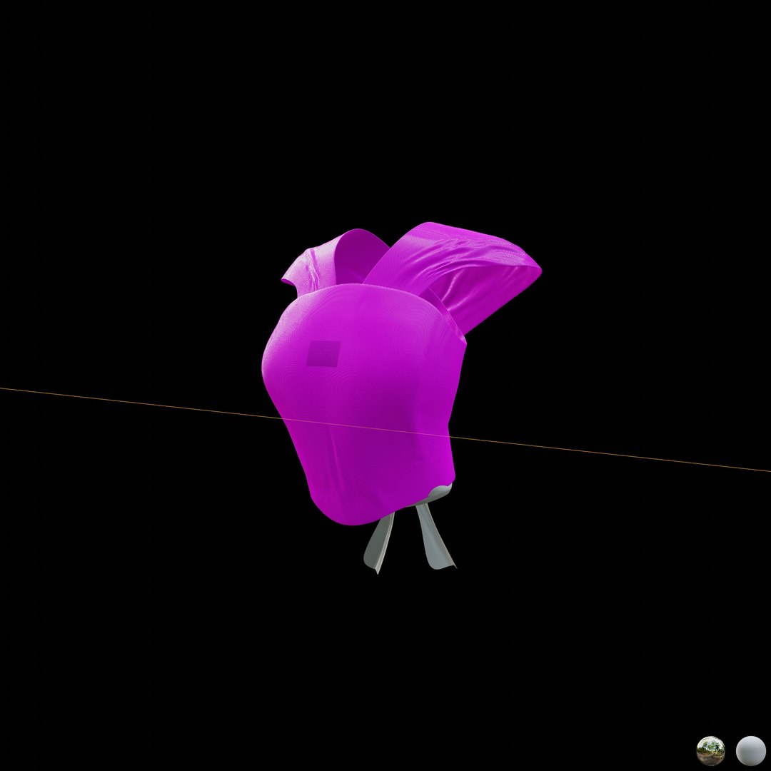 3D Baby Wrap Cloth - Baby Carrier - Ready To Render File In Blender And ...