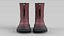Bota de becerro roja