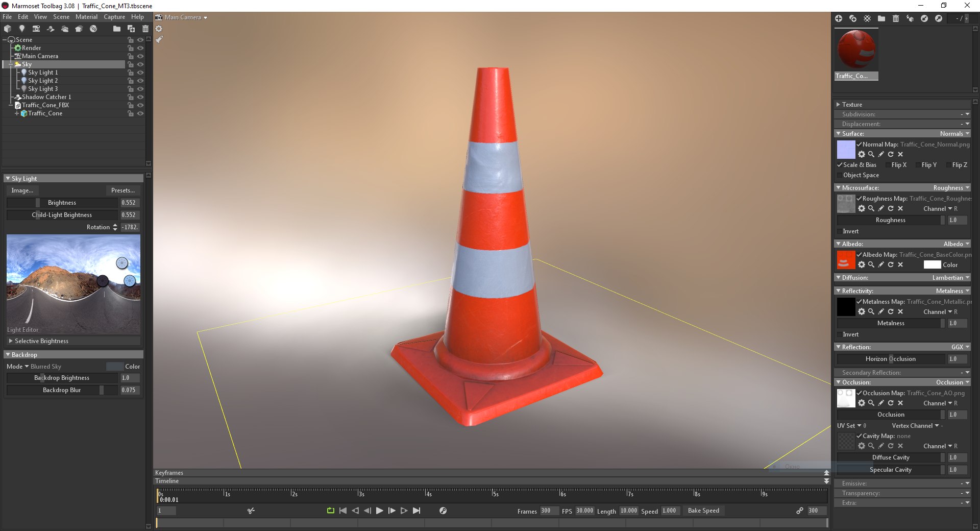 Traffic Cone 3D Model - TurboSquid 1896827