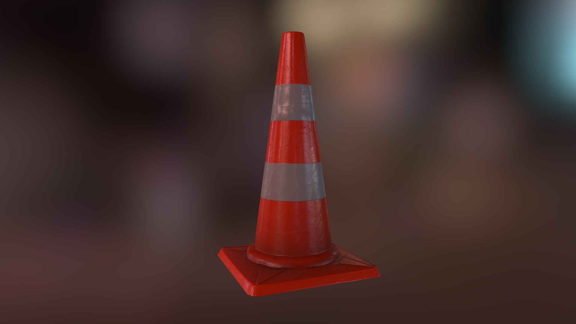 Traffic Cone 3D Model - TurboSquid 1896827