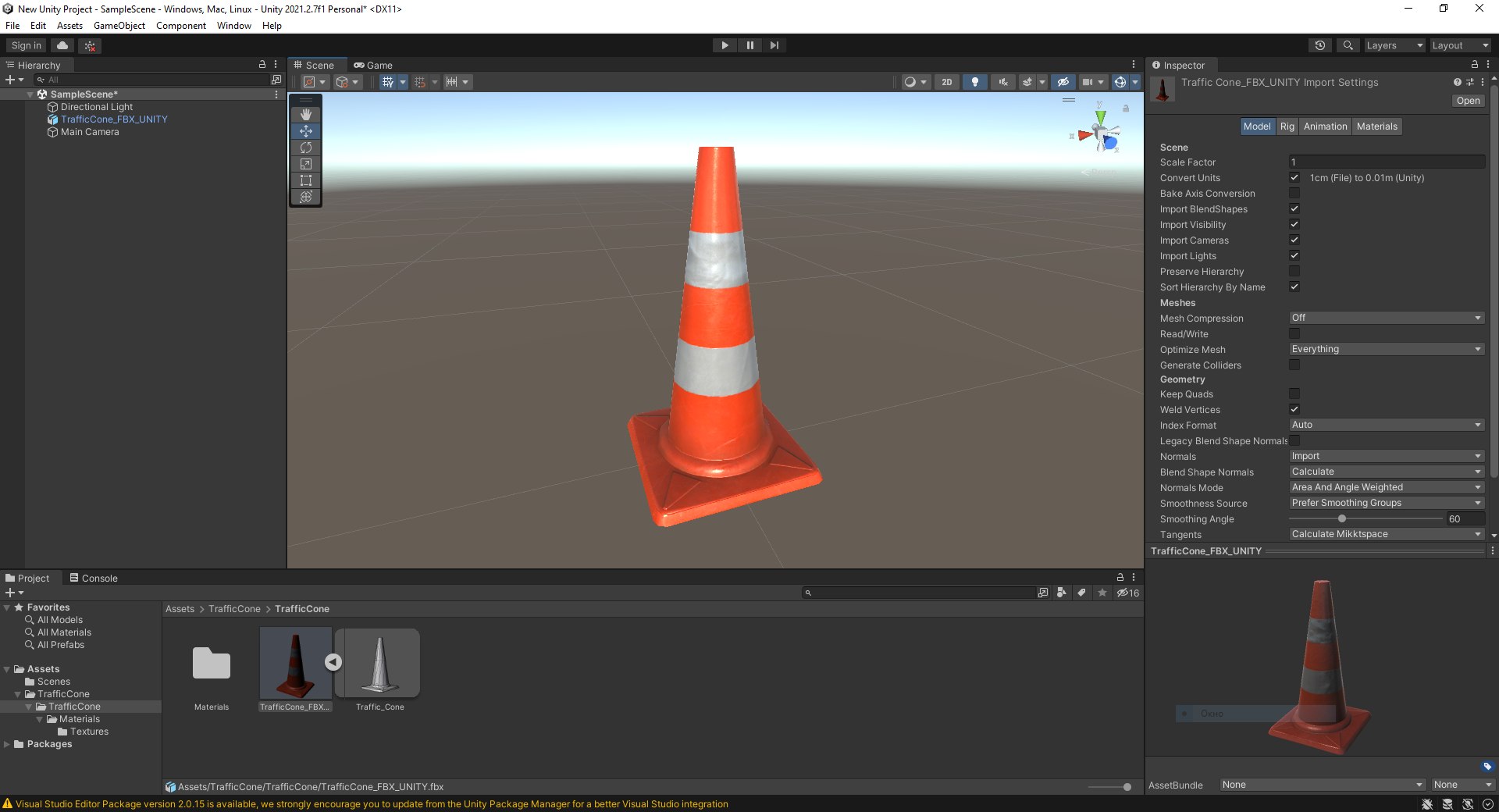 Traffic Cone 3D Model - TurboSquid 1896827