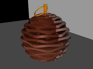 grenade 3d obj