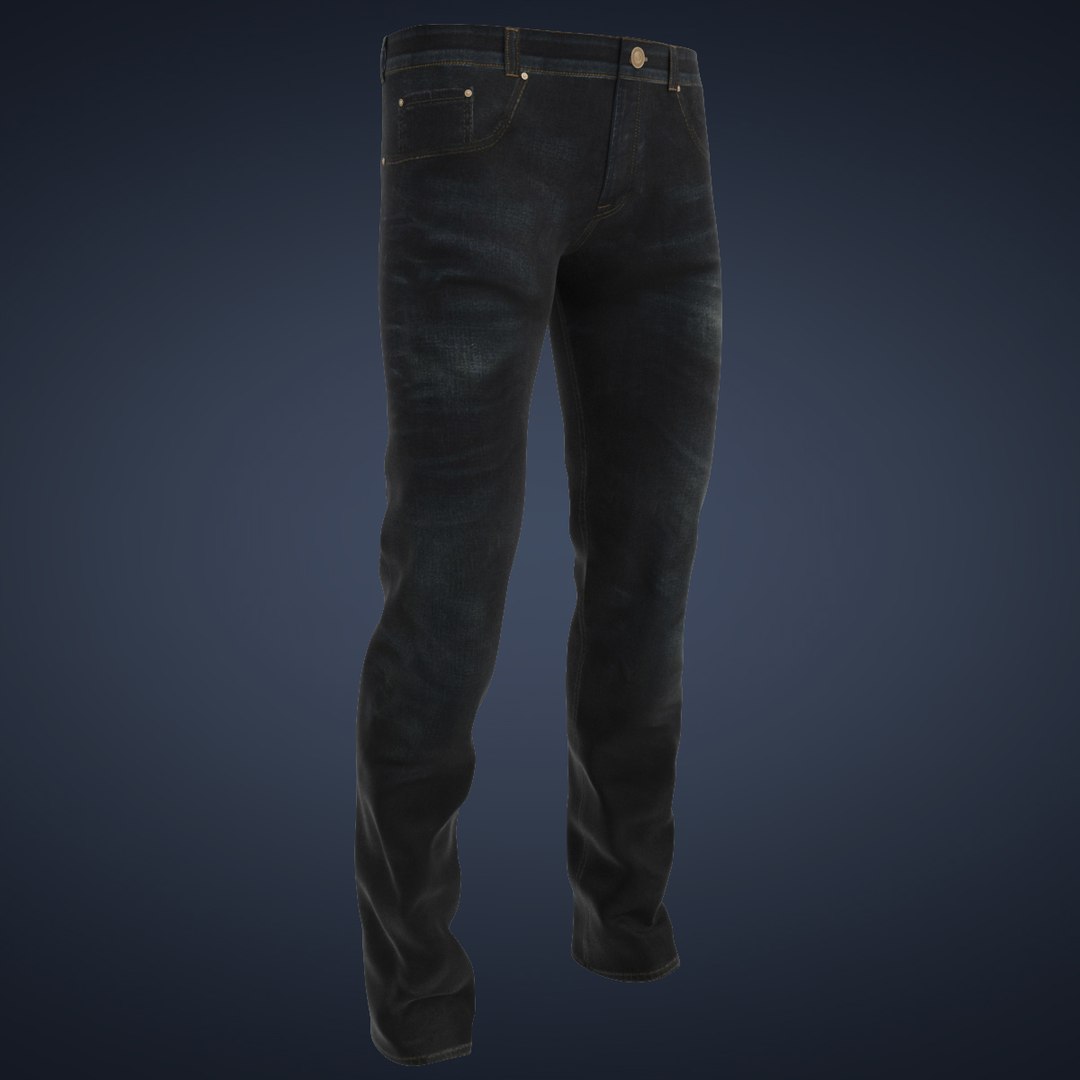 jeans 3d max
