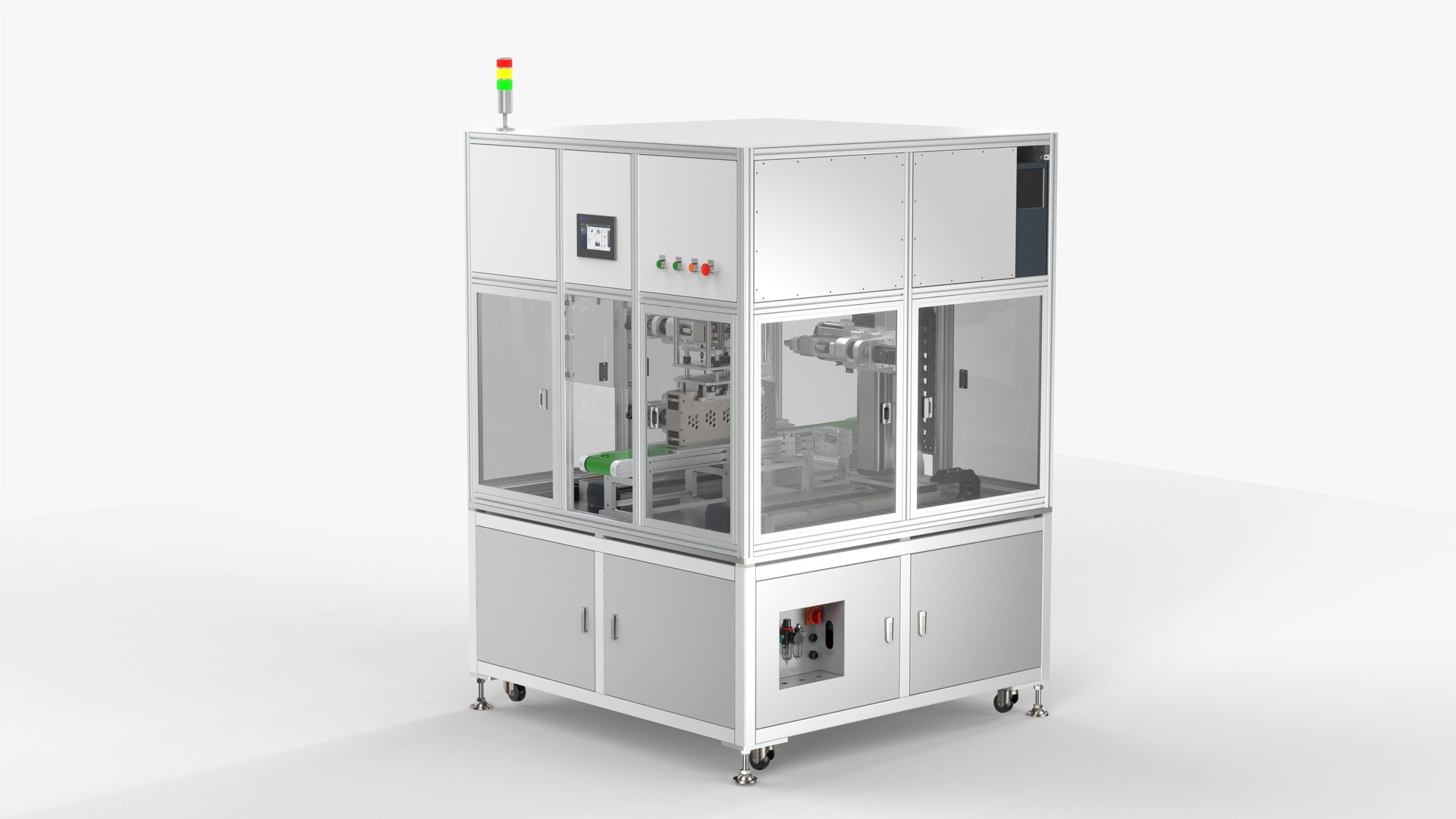 3D 8 Axis Double Sided Spot Welding Machine - TurboSquid 2136958