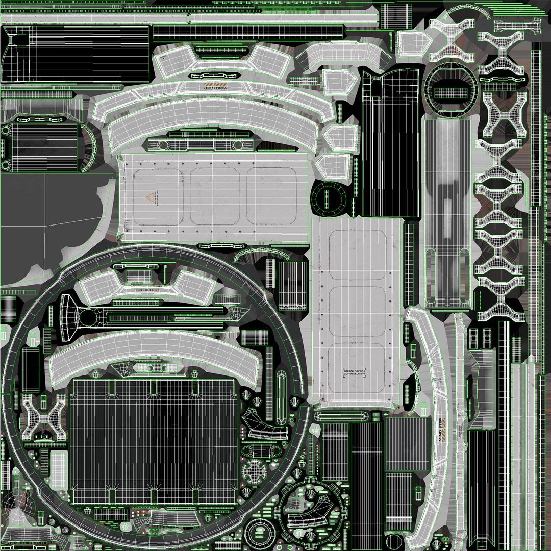 Sci-fi Solar Tower 3D Model - TurboSquid 1519289