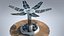 sci-fi solar tower 3D model