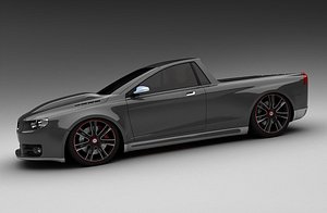 3D custom V70 pickup model
