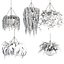 Collection d'intérieur de plantes suspendues-29