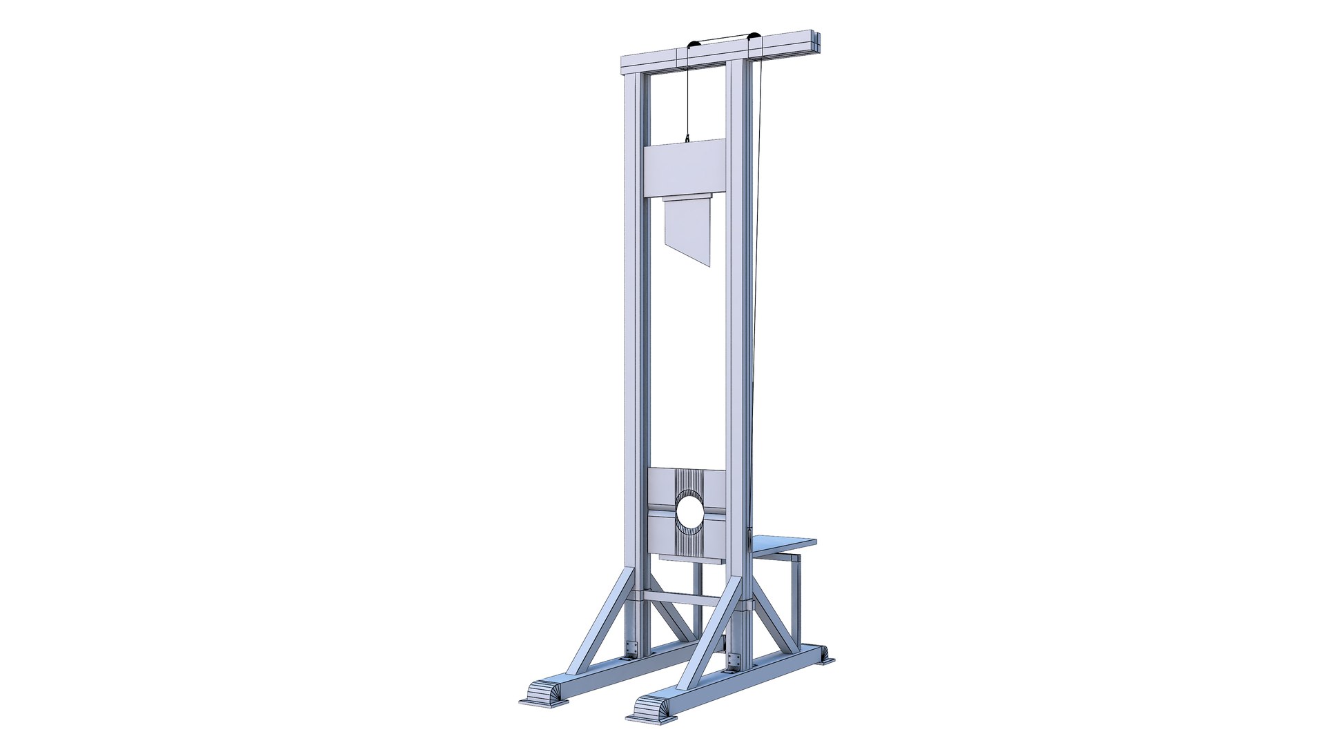 3D Guillotine Model - TurboSquid 1733155