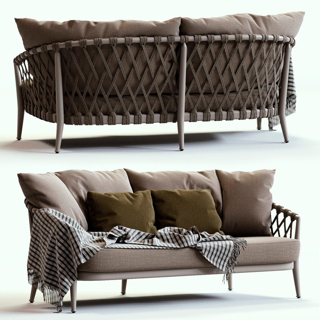 3d B Italia Erica Sofa Model