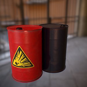 oil barrel explosion model