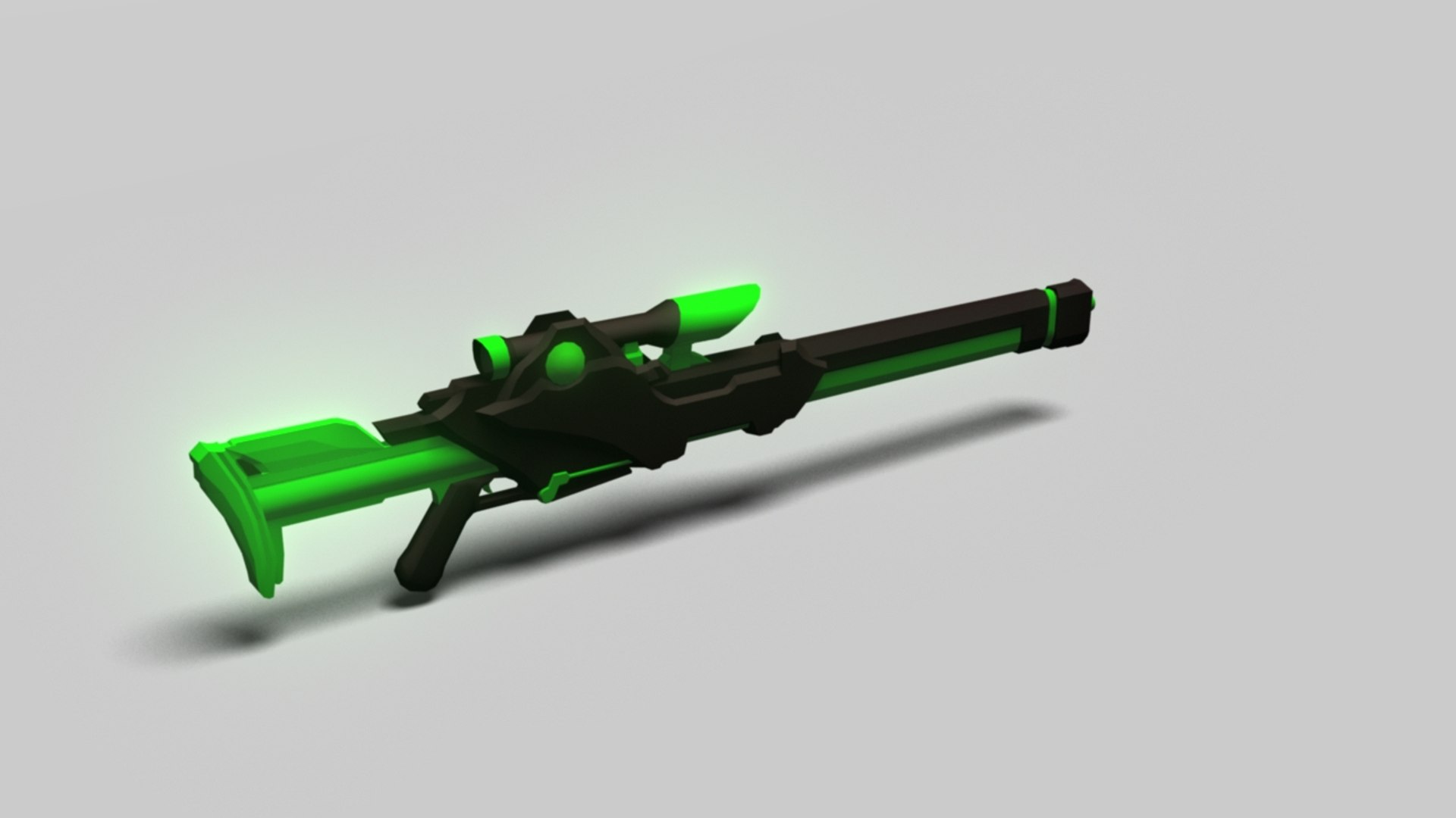 3d Model Sniper Scifi