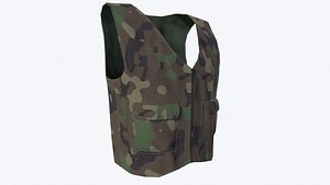 3D vest tactical model