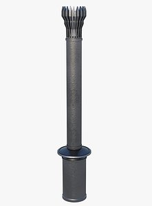 chimney metal 3D model