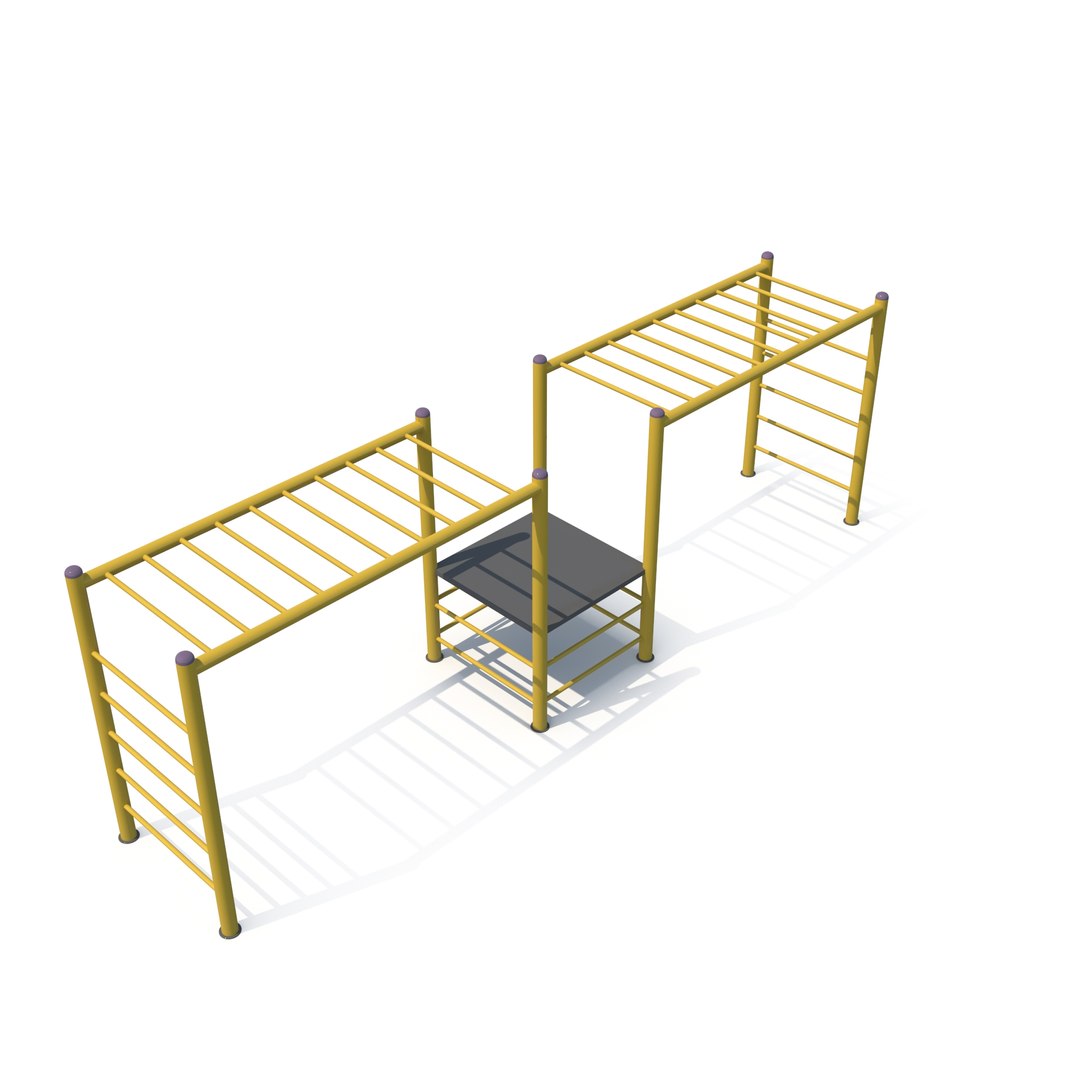 Sports Track Equipment Parkour Model - TurboSquid 1953314