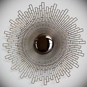 general arteriors wall sculpture 3d model