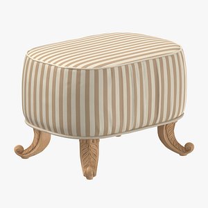 3D classical pouf model