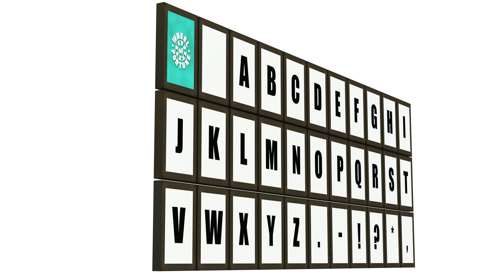 Wheel of Fortune Word Board 3D model https://p.turbosquid.com/ts-thumb/qL/ejmik4/gz/5/jpg/1722340653/1920x1080/fit_q87/1b0a9d87b53941b749b03c6cfb7464b58d915a3b/5.jpg
