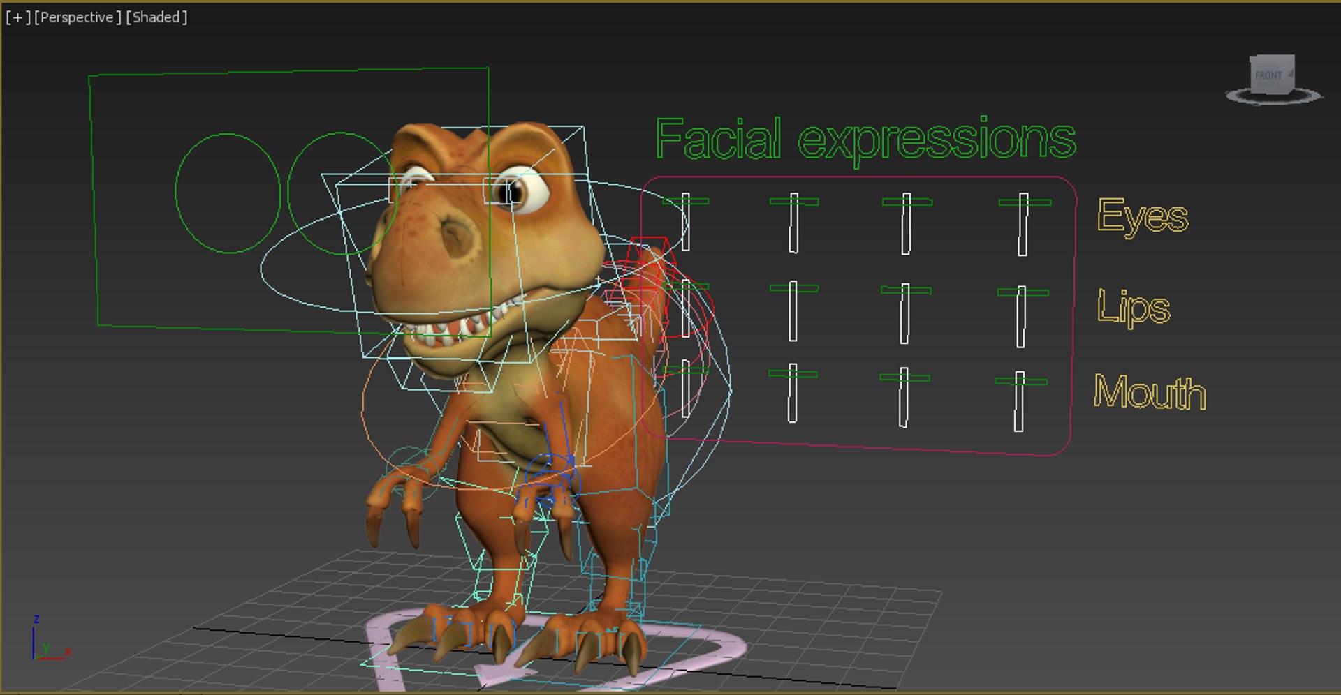 3D Model Cartoon Baby Dinosaur - TurboSquid 1943136