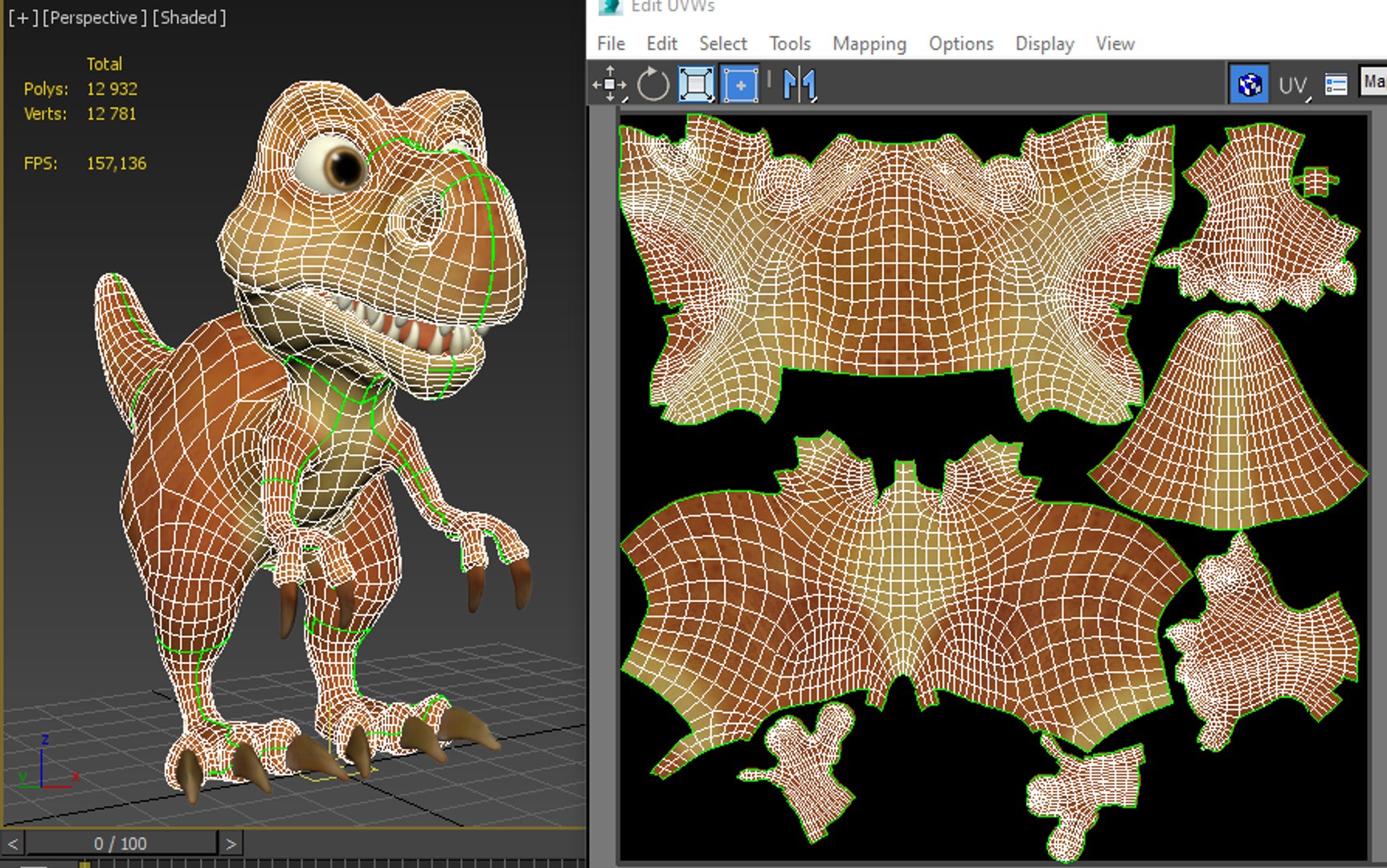 3D Model Cartoon Baby Dinosaur - TurboSquid 1943136