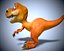 3D model cartoon baby dinosaur
