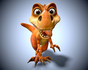 cartoon baby dinosaur