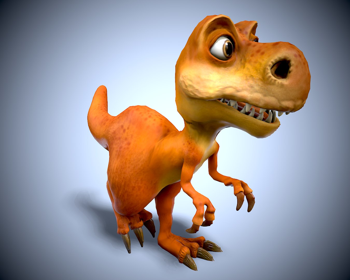 3D Model Cartoon Baby Dinosaur - TurboSquid 1943136
