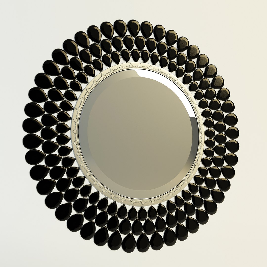 3d vintage mirror